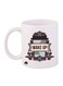 English Phrase Printed Mug White/Black 12ounce