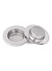 Steel Sink Strainer For Kitchen And Bathroom Silver 90 x 57mm