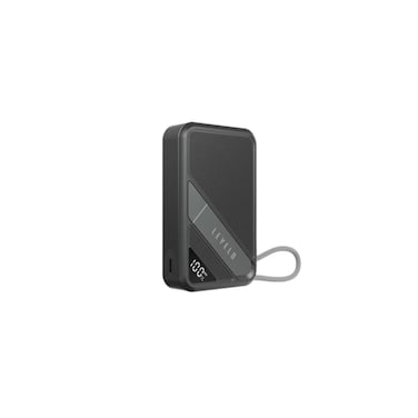 Levelo AirLink 10000mAh Qi2 MagSafe Power Bank with Kickstand, Fast Charging &amp; Built-in Cable