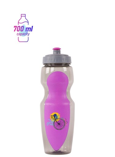 Nature Tritan Water Bottle Pink/Grey 700ml