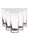 6-Piece Plaza High Ball Glass Set Clear 320ml