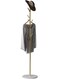 Coat Rack Metal Freestanding Coat Rack Garment Rack for Clothes, Bags, Hats Clothes Stand Organizer for Home, Office, Entryway, Hallway (Gold)
