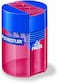 Staedtler 512 006 Round Tub Double Sharpener - Assorted Colours, Pack of 10