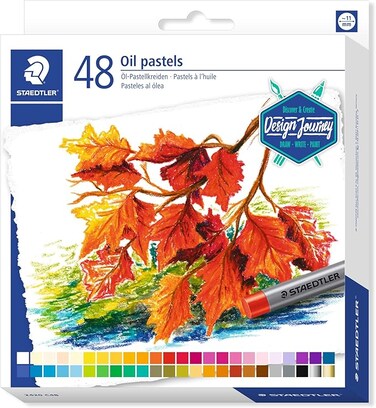 Staedtler Karat 2420 C48 Oil Pastels - Assorted Colours (Pack Of 48)