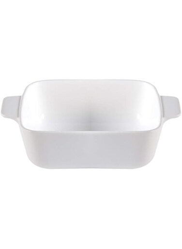 Verona C5213135 C1 Eared Rectangular Baker - 17 X 13 Cm,White