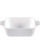Verona C5213135 C1 Eared Rectangular Baker - 17 X 13 Cm,White