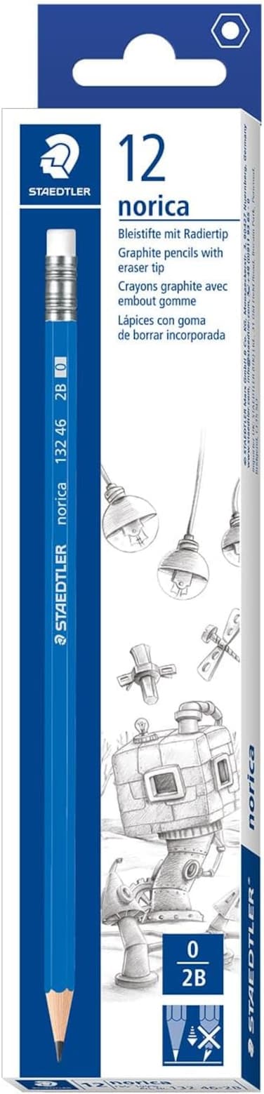 STAEDTLER Norica Rubber Tip Pencil (Pack of 12)