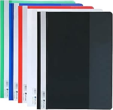 Atlas Plastic File - A4, Multi Color - ATP005