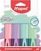 MAPED Pastel Glitter Highlighter Set - Pack of 4 Multicolor