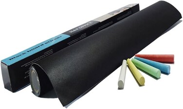 Office Self Adhesive Chalkboard Paper DIY Wall Mount Stickers Blackboard 45x200cm
