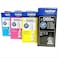 Brother 4 Pieces - BTD60BK/BT5000CMY Ink Bottles for DCP-T310 T510W T710W MFC-T810W and T910W Ink Tank Printers