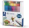 STAEDTLER Triplus Design Journey 334 C48-C Fineliner Pens Ergonomic Triangular Shaft Metal-Coated 0.3 mm Tip Long Lasting 48 Fineliners in Assorted Colours in Cardboard Case