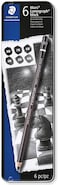 Staedtler, mars lumograph, black drawing or sketch pencils wood