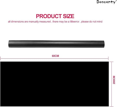 Black Board Sticker Self-Adhesive Wall Paper Waterproof Chalkboard Decor Removable Wallpaper DIY Blackboard (60 * 200cm)