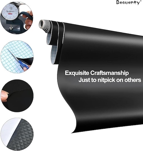 Black Board Sticker Self-Adhesive Wall Paper Waterproof Chalkboard Decor Removable Wallpaper DIY Blackboard (60 * 200cm)