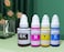 490 (4-Pack Black Cyan Magenta Yellow) Ink for GI 490 for PIXM G3400 G2400 G1400 G4400 G1411 G2411 G3411 G4411 G4410 G3410 (GI-490)..