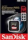 SanDisk 128GB Extreme PRO SDXC Memory Card up to 300MB/s, UHS II, Class 10, U3, V90, Black, SDSDXDK 128G GN4IN, SanDisk Extreme PRO SD UHS lI Card