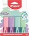 MAPED Pastel Glitter Highlighter Set - Pack of 4 Multicolor