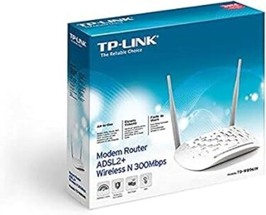 300Mbps Wireless N ADSL2+ Modem Router White