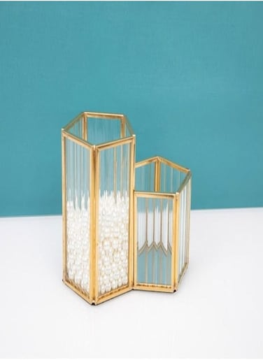 1 Piece Multipurpose Use Luxury Plastic Crystal Storage Box Cosmetic Holder Desktop Organizer Box