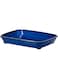 Moderna Arist O Tray, Small Cat Litter Tray, 36.8 X 27.6 X H6.1 Cm, Color Blueberry, C120-331