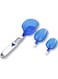 SKEIDO 300g/0.1g Portable LCD Digital Kitchen Scale Measuring Spoon Gram Electronic Spoon Weight Volumn Food Scale 3pcs/set