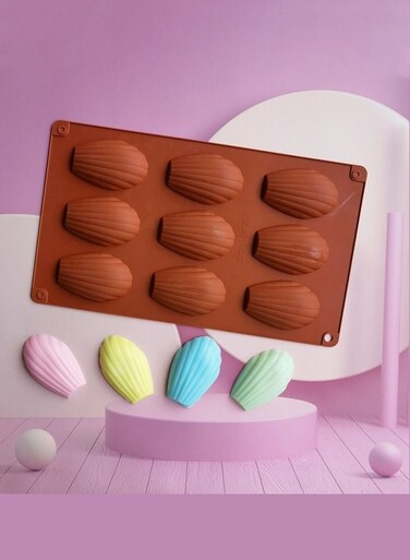 9 Silicone Madeleine Mold