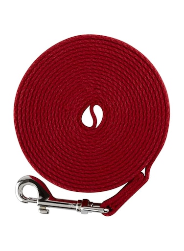 Mikki Dog, Puppy Recall Training Line Lead - Nylon Webbing Lightweight Walking Leash -15Ft/4.5M Long, Black