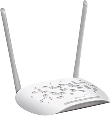TL-WA801N WiFi Access Point, N300 Wireless Bridge, 2.4Ghz 300Mbps, Supports Multi-SSID/Client/Bridge/Range Extender, 2 Fixed Antennas, Passive PoE Supported White/Grey