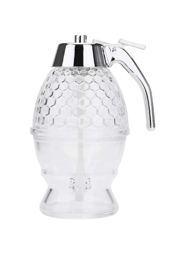 Cicaaaee Squeeze Bottle Honey Jar Container Bee Drip Dispenser Kettle Storage Pot Stand Holder Juice Syrup Cup Kitchen Accessories
