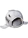 SKEIDO L Size grey warm Soft Dog House Pet Sleeping Bag Shark Dog Kennel Cat House