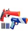Nerf Fortnite Dual Pack Includes 2 Fortnite Blasters, Flint-Knock Dart Blaster, LP Dart Blaster, and 6 Nerf Elite Foam Darts