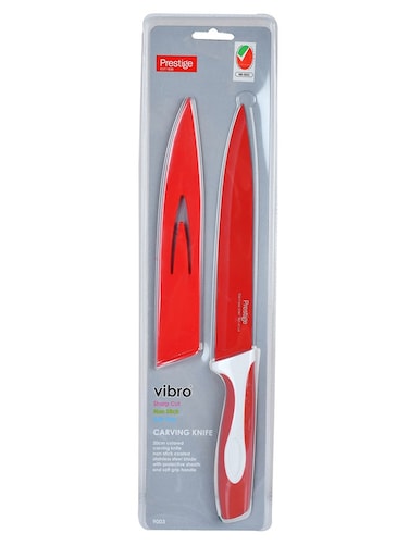 Carver Knife Red/White 20cm