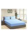COLLECTION Stripe Light BlueTwin size Fitted Sheet 120x200 cm with 2 Pillow Cases