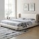 Nova Nap Upholstered Premium Single Size Bed (100 X 200 CM) Off White Color
