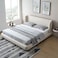 Nova Nap Upholstered Premium Single Size Bed (100 X 200 CM) Off White Color