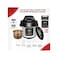 2-in-1 Air Fryer &amp; Pressure Cooker - 6L Digital Multicooker with 1500W Power &amp; Accessories