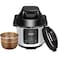 2-in-1 Air Fryer &amp; Pressure Cooker - 6L Digital Multicooker with 1500W Power &amp; Accessories