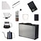 Tradeo Portable Coffee Travel Set with Grinder, Kettle &amp; Dripper Complete Brew Kit