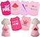 TOMVAES 6 Pack Puppy Clothes,Pet T Shirt,Dog Shirt Puppy Sweatshirt Pet Sleeveless Vest Girl Dog Clothes Doggy Female Apparel for Small to Medium Dogs Puppy Cat (M)