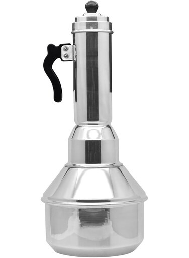 Stainless Steel Puttu Kutty, KPK003, 27 CM, Puttu Maker Silver 36.5cm