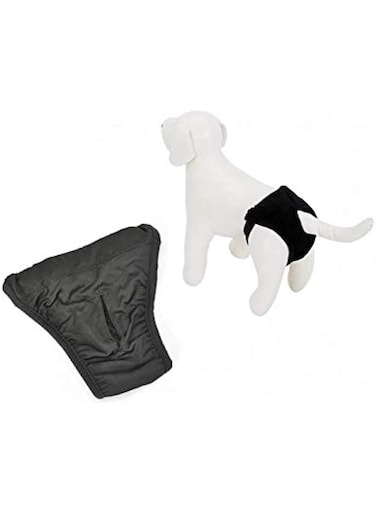 Camon Speedy-Slip Pant for Female Dog, Small, Black