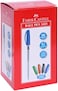 Faber-castell 1423 0.7mm Ball Pen Set Of 50, Red