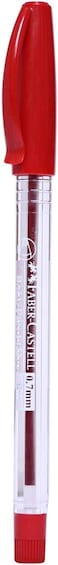 Faber-castell 1423 0.7mm Ball Pen Set Of 50, Red