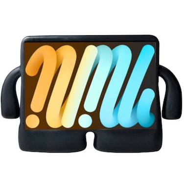 ZOOMEE 3D Kids Cute Shockproof EVA Foam Stand Cover Case For Apple iPad Mini 7 A17 Pro 2024 / iPad Mini 6 2021 8.3 Inch