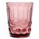Madame Ciclamino Glass Tumbler 230ml, Elegant Floral Drinking Glass for Water Juice Cold Beverages, Durable Everyday Glassware Stylish Design for Home Dining Kitchen Use