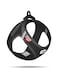 Curli Vest Harness with Curli Clasp Softshell for Dogs - BLACK/XXS
