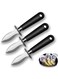MAKINGTEC Oyster Knife Shucker Set Oyster Shucking Knife Cut ResistantSeafood Opener Kit Tools Resistant Gloves Stainless Steel Clam Shellfish Seafood Opener