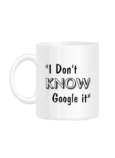 Styles I Don't Know, Google It Printed Mug White 10cm