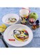 Emoji Plastic Dinnerware Plate Bowl Mug Set -3Pcs Breakfast